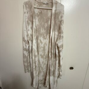 Dex Cream and Tan Cardigan Sweater